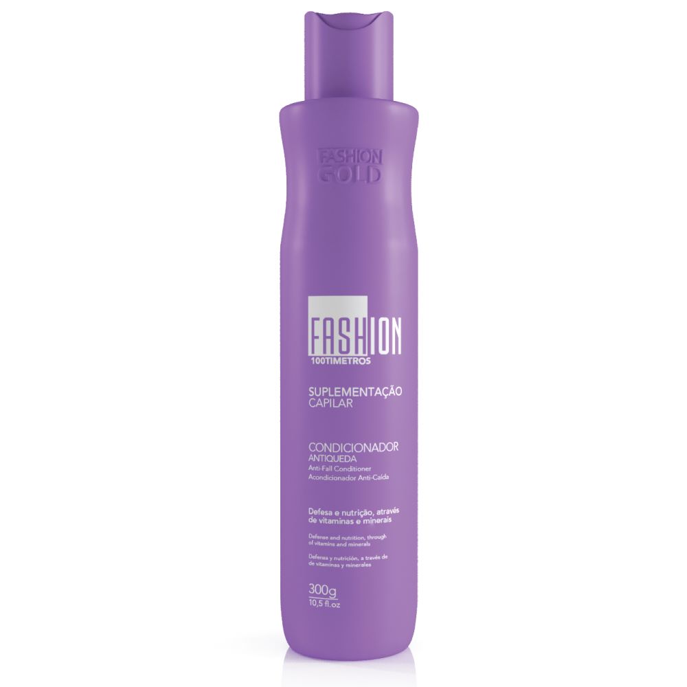 100Tímetros Condicionador - Anticaída Fashion Gold - 300 ml