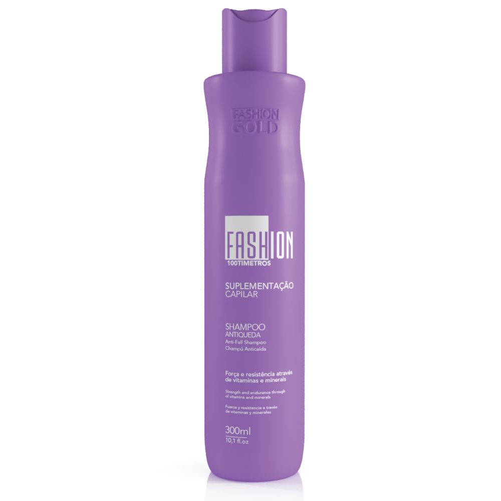 100Tímetros Shampoo - Anticaída Fashion Gold - 300ml